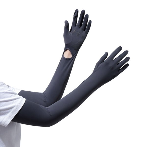 Summer Sun Gloves Non Slip 58cm Arm Covers